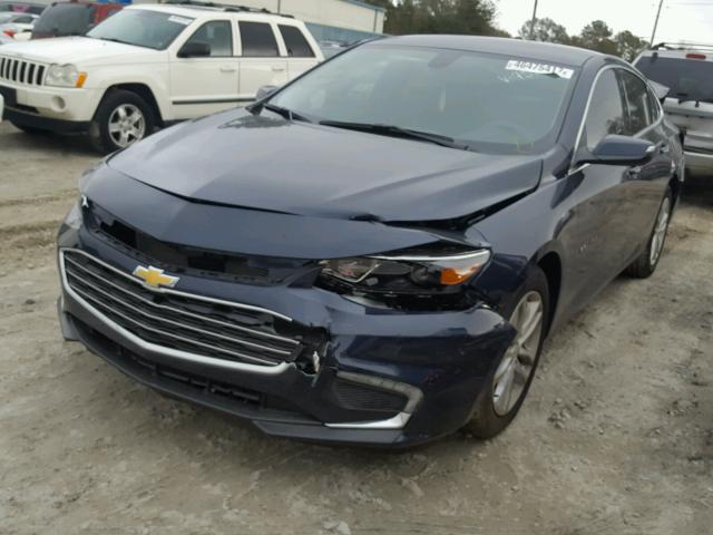 1G1ZE5ST9HF177399 - 2017 CHEVROLET MALIBU LT Mavi foto 2
