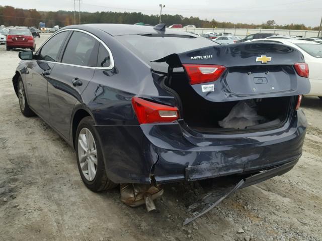 1G1ZE5ST9HF177399 - 2017 CHEVROLET MALIBU LT Mavi foto 3