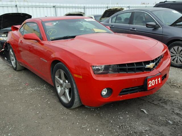 2G1FB1EDXB9150396 - 2011 CHEVROLET CAMARO LT RED photo 1