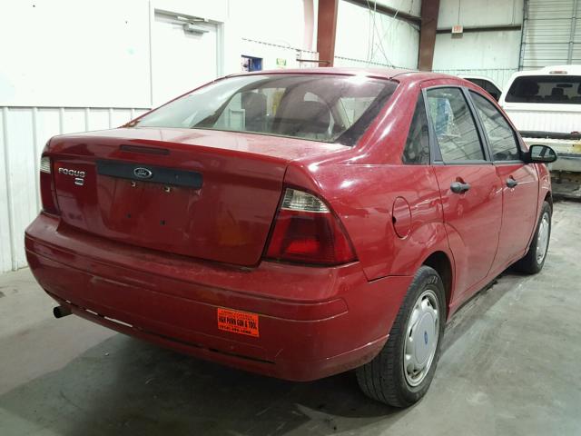 1FAFP34N26W164598 - 2006 FORD FOCUS RED photo 4