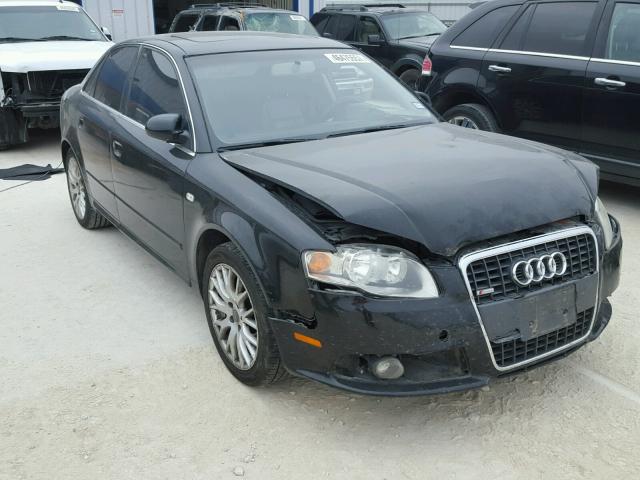 WAUAF78E08A161835 - 2008 AUDI A4 2.0T BLACK photo 1