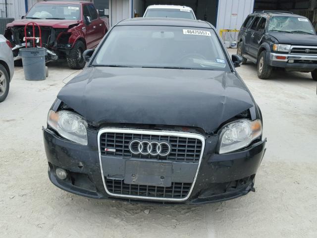 WAUAF78E08A161835 - 2008 AUDI A4 2.0T BLACK photo 9