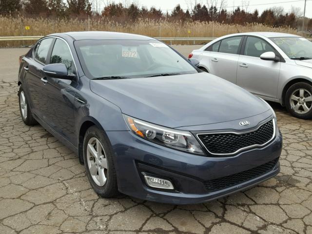 KNAGM4A71F5597450 - 2015 KIA OPTIMA LX BLUE photo 1