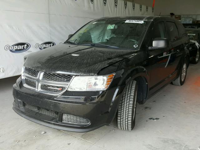 3C4PDCAB5ET134694 - 2014 DODGE JOURNEY SE BLACK photo 2