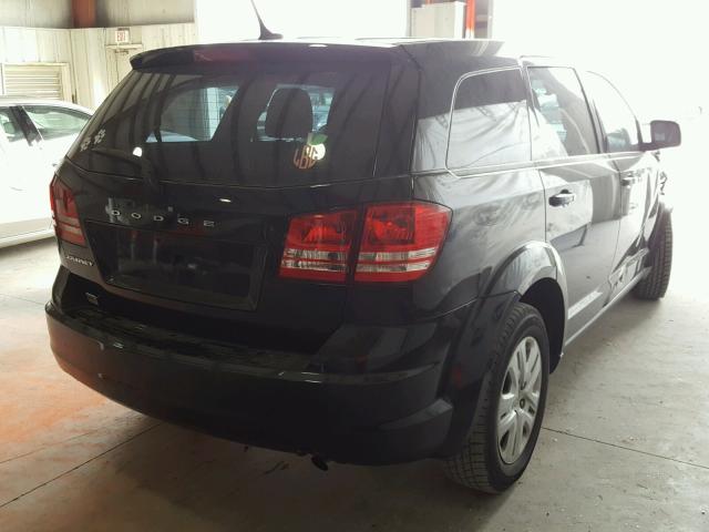 3C4PDCAB5ET134694 - 2014 DODGE JOURNEY SE BLACK photo 4