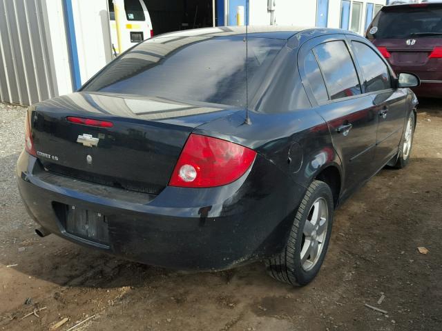 1G1AL52F357504821 - 2005 CHEVROLET COBALT LS BLACK photo 4