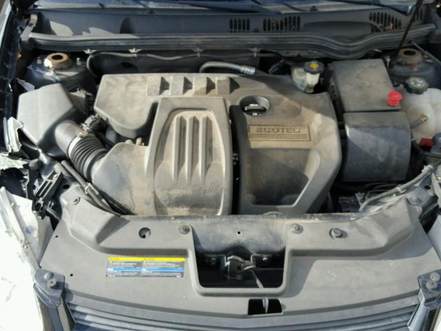 1G1AL52F357504821 - 2005 CHEVROLET COBALT LS BLACK photo 7