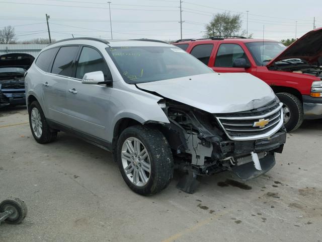 1GNKVGKD5EJ262642 - 2014 CHEVROLET TRAVERSE L SILVER photo 1