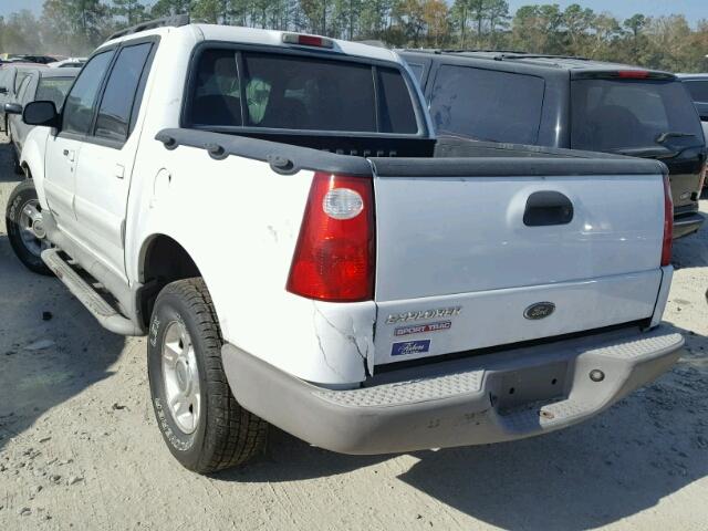 1FMZU67E31UC23896 - 2001 FORD EXPLORER S WHITE photo 3