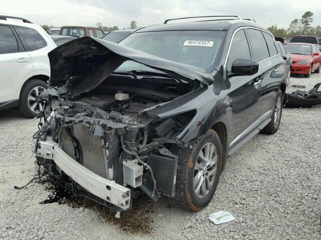 5N1AL0MN9EC533645 - 2014 INFINITI QX60 BLACK photo 2