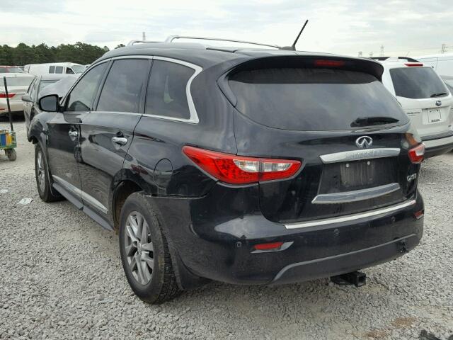 5N1AL0MN9EC533645 - 2014 INFINITI QX60 BLACK photo 3