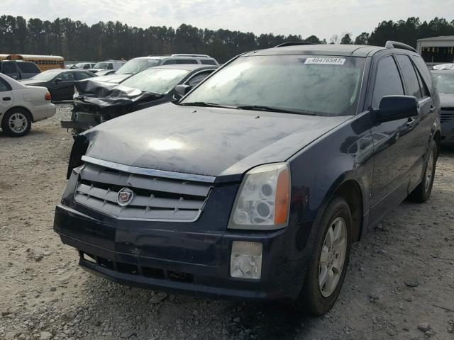 1GYEE637280121198 - 2008 CADILLAC SRX BLUE photo 2