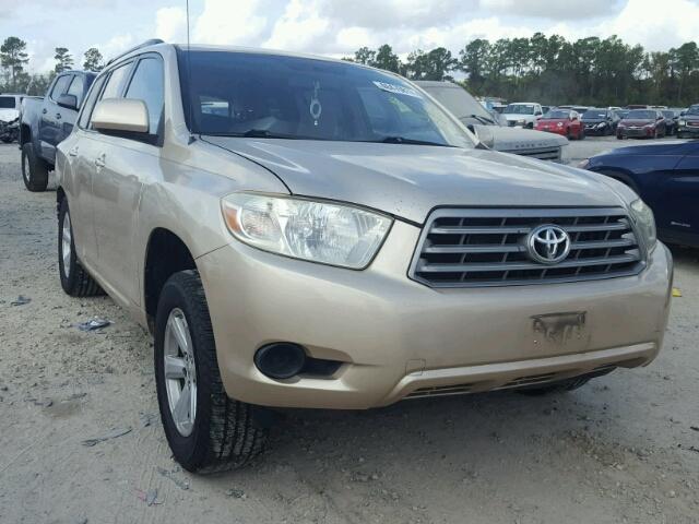 JTEDS41A482044492 - 2008 TOYOTA HIGHLANDER BEIGE photo 1