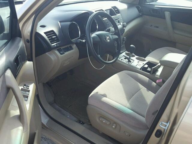 JTEDS41A482044492 - 2008 TOYOTA HIGHLANDER BEIGE photo 9