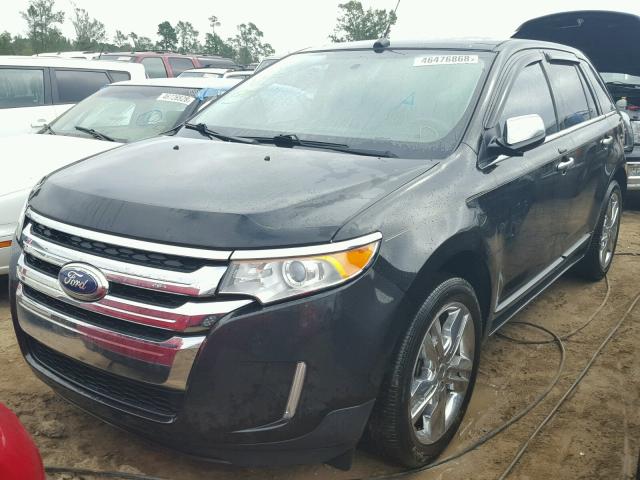 2FMDK3K91DBB41653 - 2013 FORD EDGE LIMIT BLACK photo 2