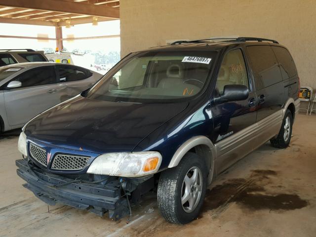 1GMDX03E81D214003 - 2001 PONTIAC MONTANA BLUE photo 2