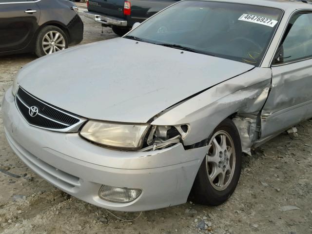 2T1CG22P8YC372976 - 2000 TOYOTA CAMRY SOLA SILVER photo 9