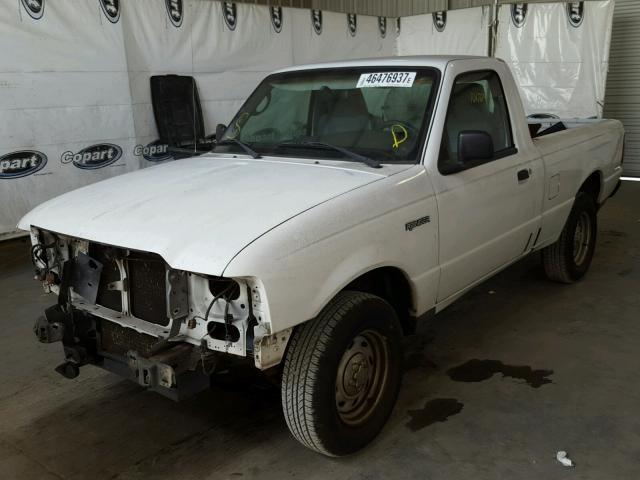 1FTYR10D84TA08210 - 2004 FORD RANGER WHITE photo 2