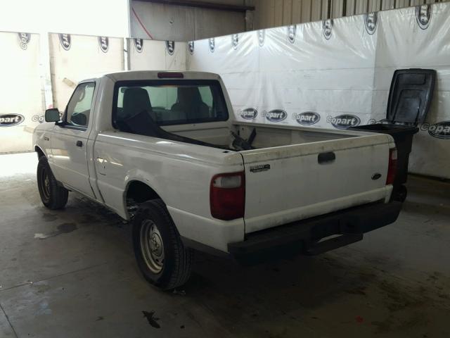 1FTYR10D84TA08210 - 2004 FORD RANGER WHITE photo 3