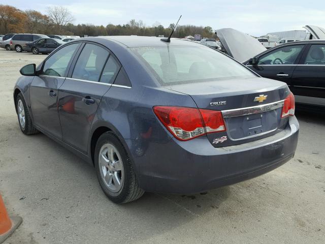 1G1PC5SB8E7376230 - 2014 CHEVROLET CRUZE LT GRAY photo 3