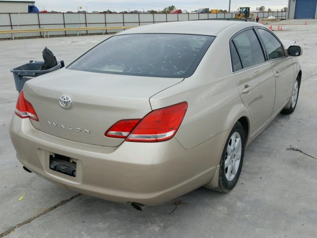 4T1BK36B67U187711 - 2007 TOYOTA AVALON XL TAN photo 4