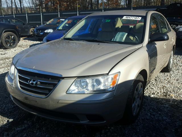 5NPET46CX9H426476 - 2009 HYUNDAI SONATA GLS BEIGE photo 2