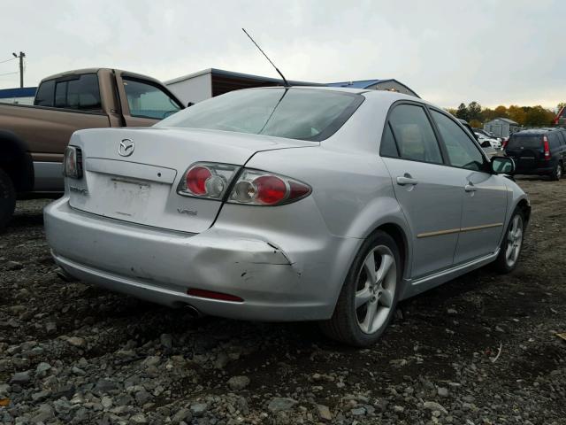 1YVHP80D875M07765 - 2007 MAZDA 6 S SILVER photo 4