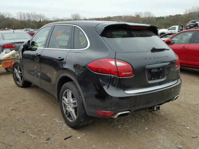 WP1AB2A20BLA44669 - 2011 PORSCHE CAYENNE S BLACK photo 3