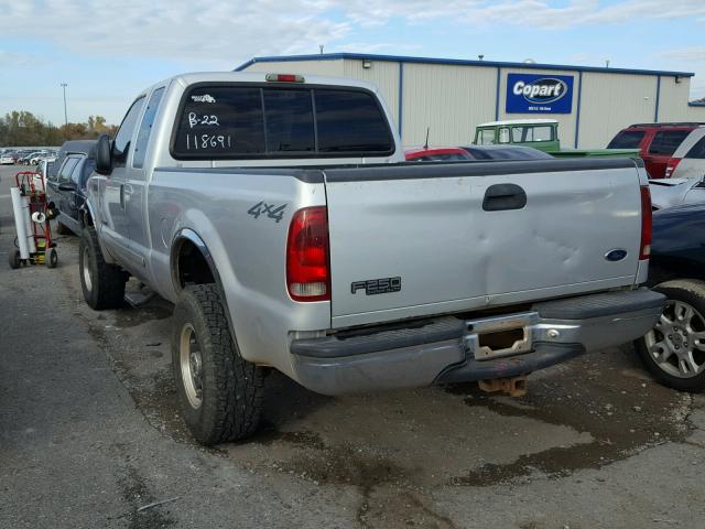 1FTNX21F83EB04372 - 2003 FORD F250 SILVER photo 3