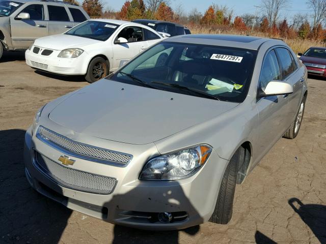 1G1ZE5EU8CF158596 - 2012 CHEVROLET MALIBU LTZ TAN photo 2