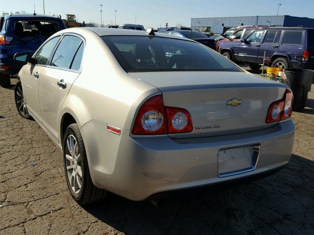 1G1ZE5EU8CF158596 - 2012 CHEVROLET MALIBU LTZ 棕色 照片 3