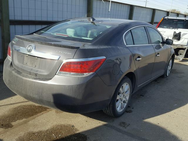 1G4GA5ER2DF328745 - 2013 BUICK LACROSSE GRAY photo 4