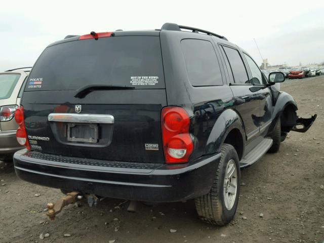 1D8HB58D34F109199 - 2004 DODGE DURANGO LI BLACK photo 4