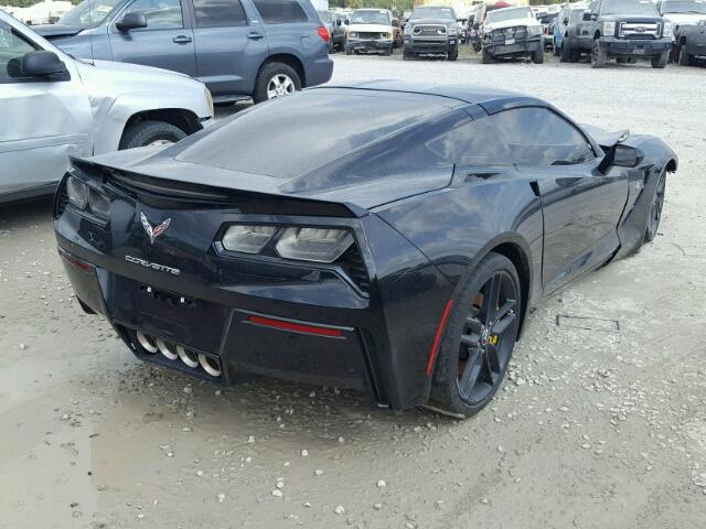 1G1YH2D7XF5114722 - 2015 CHEVROLET CORVETTE BLACK photo 4