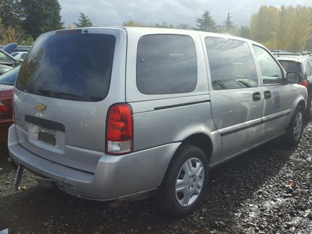 1GNDV23137D140041 - 2007 CHEVROLET UPLANDER SILVER photo 4