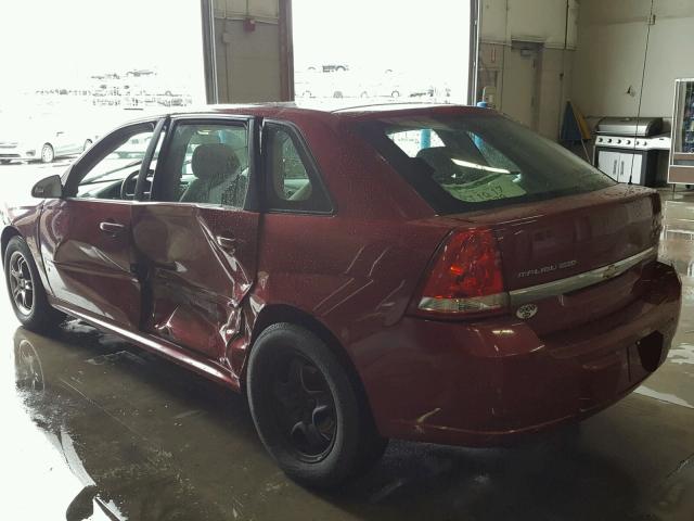 1G1ZT68N27F177053 - 2007 CHEVROLET MALIBU MAX 勃艮第红 照片 3