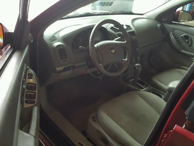 1G1ZT68N27F177053 - 2007 CHEVROLET MALIBU MAX 勃艮第红 照片 9