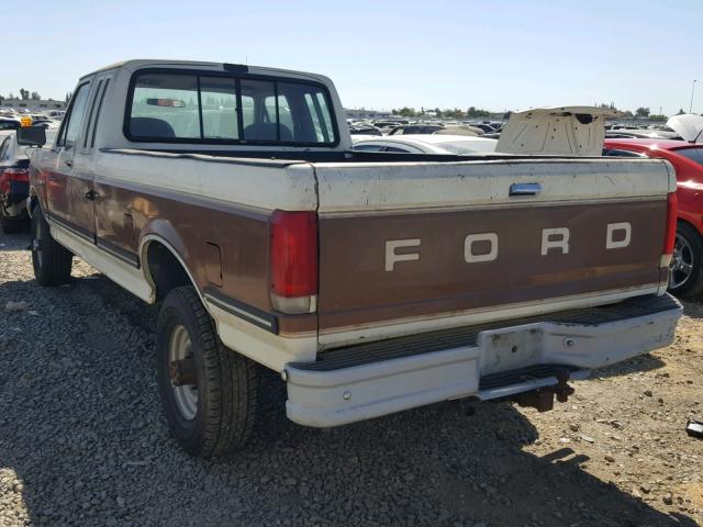 1FTHX26G0KKB23190 - 1989 FORD F250 TWO TONE photo 3