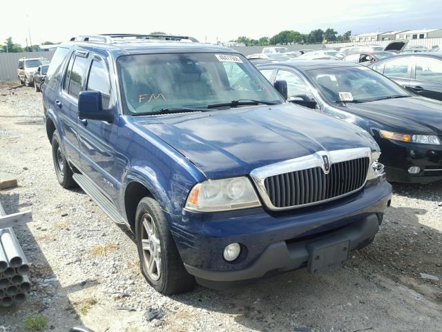5LMEU88HX4ZJ33197 - 2004 LINCOLN AVIATOR 蓝色 照片 1