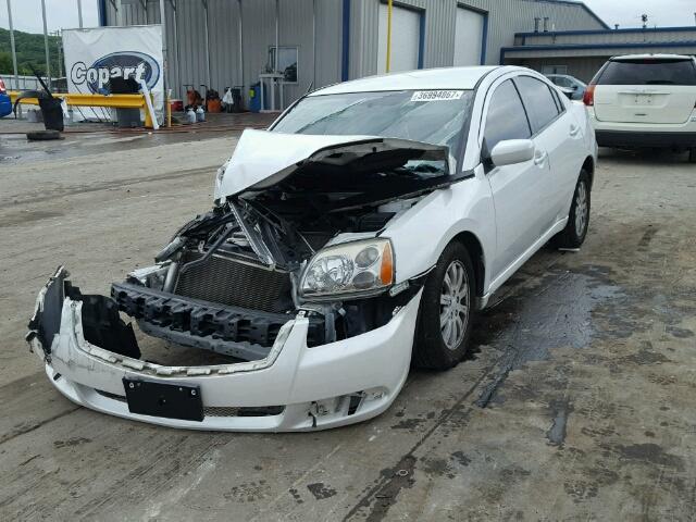 4A32B2FF3CE022167 - 2012 MITSUBISHI GALANT WHITE photo 2