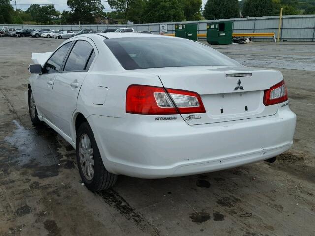 4A32B2FF3CE022167 - 2012 MITSUBISHI GALANT WHITE photo 3