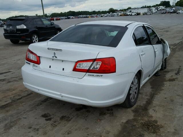 4A32B2FF3CE022167 - 2012 MITSUBISHI GALANT WHITE photo 4