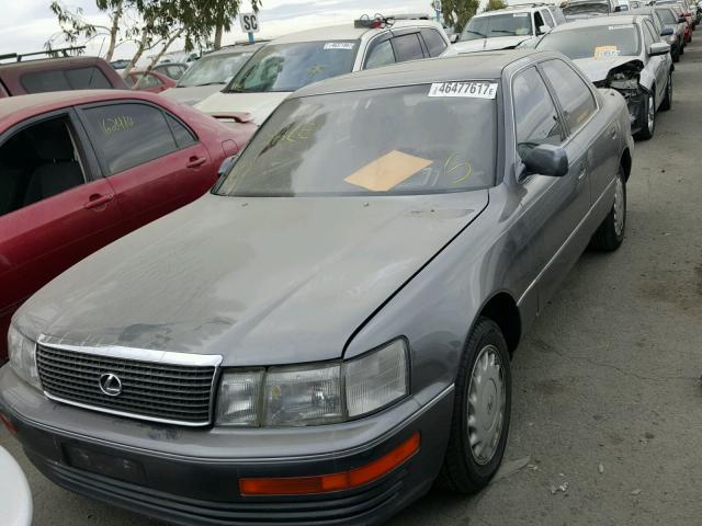 JT8UF11E9M0084193 - 1991 LEXUS LS 400 GRAY photo 2