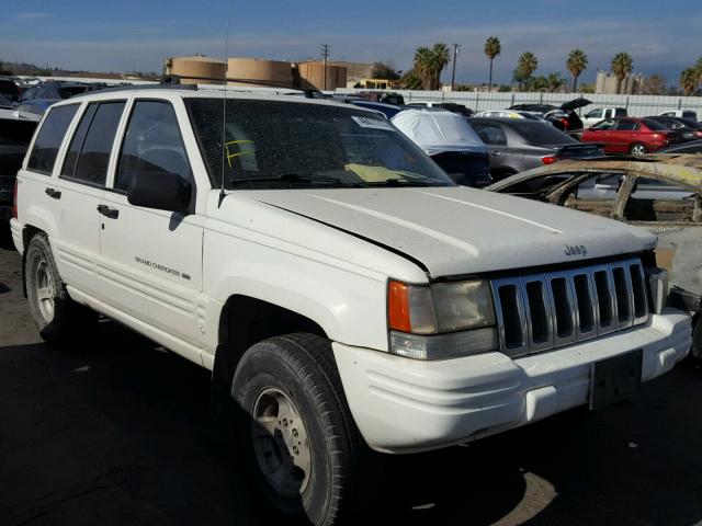 1J4GZ48S9WC222376 - 1998 JEEP GRAND CHER WHITE photo 1