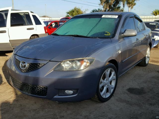 JM1BK32F181118778 - 2008 MAZDA 3 I GRAY photo 2