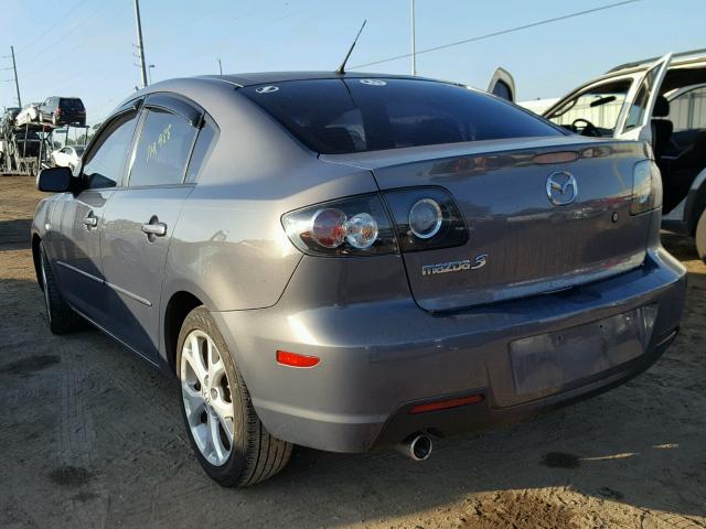 JM1BK32F181118778 - 2008 MAZDA 3 I GRAY photo 3