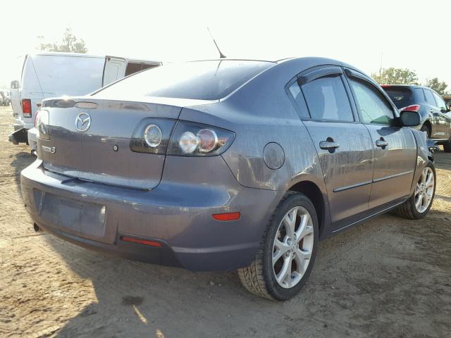 JM1BK32F181118778 - 2008 MAZDA 3 I GRAY photo 4