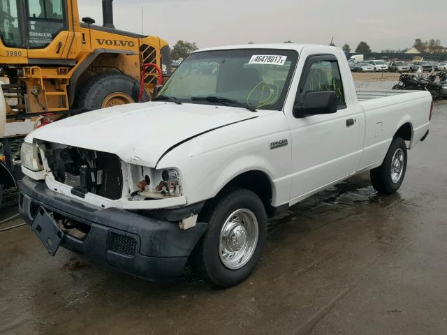 1FTYR10U66PA38964 - 2006 FORD RANGER WHITE photo 2