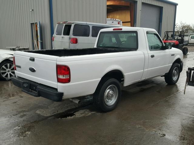 1FTYR10U66PA38964 - 2006 FORD RANGER WHITE photo 4