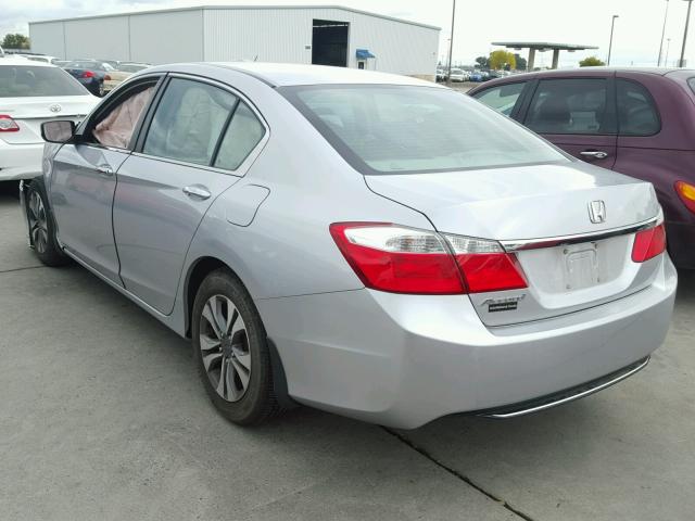 1HGCR2F30DA054089 - 2013 HONDA ACCORD LX SILVER photo 3